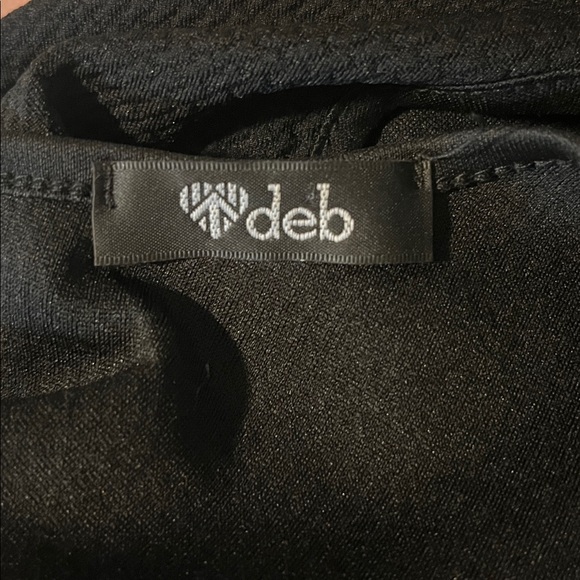 Deb Black Lace Formal Dress - Picture 3 of 4